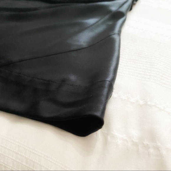 DKNY BLACK SILK BLEND COWL NECK FORMAL TANK TOP - 4 - Picture 7 of 7